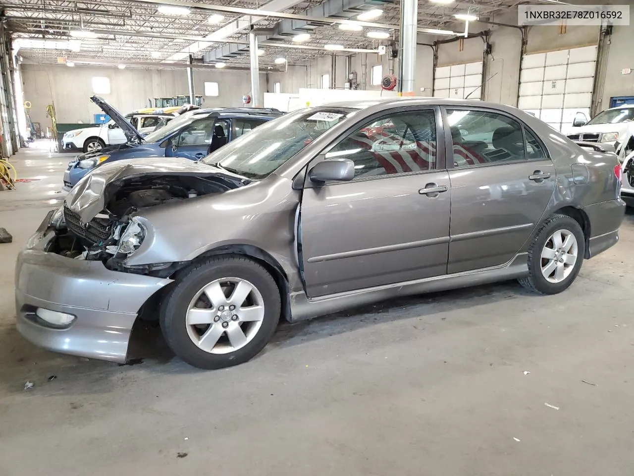 2008 Toyota Corolla Ce VIN: 1NXBR32E78Z016592 Lot: 71117944