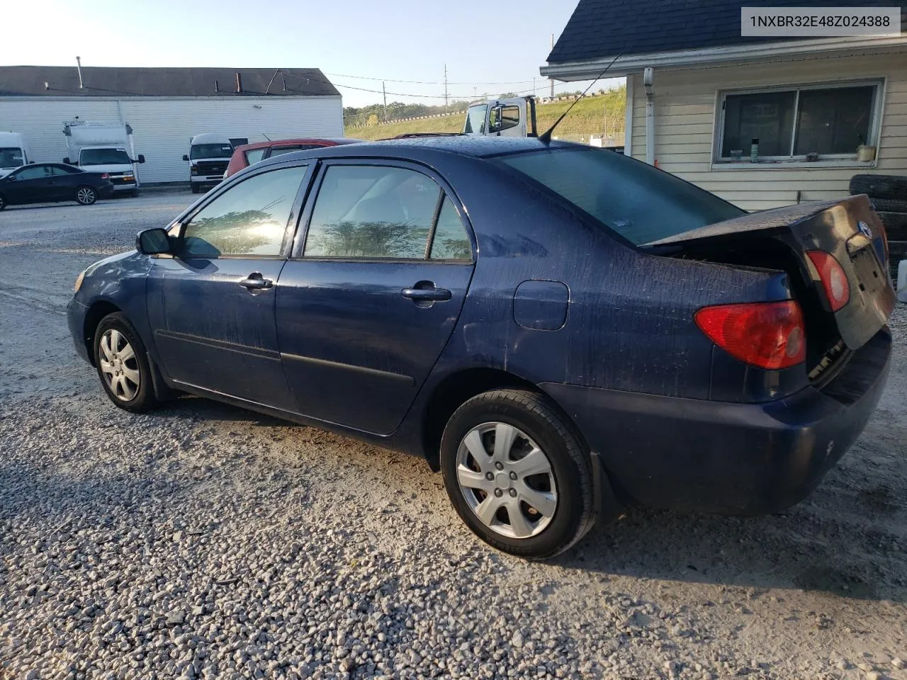 2008 Toyota Corolla Ce VIN: 1NXBR32E48Z024388 Lot: 71269194