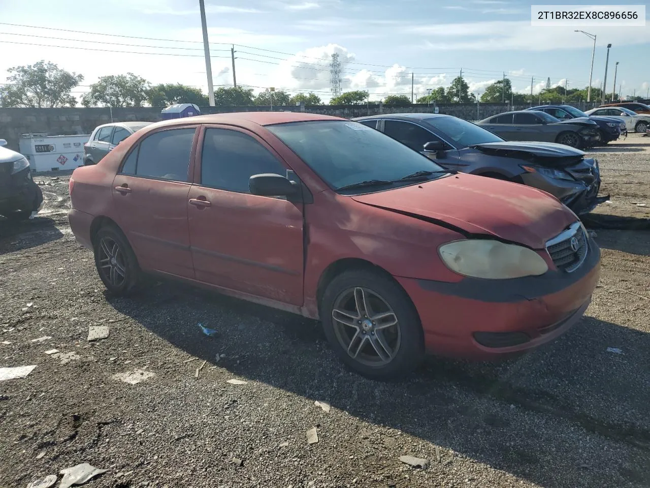 2008 Toyota Corolla Ce VIN: 2T1BR32EX8C896656 Lot: 71552434