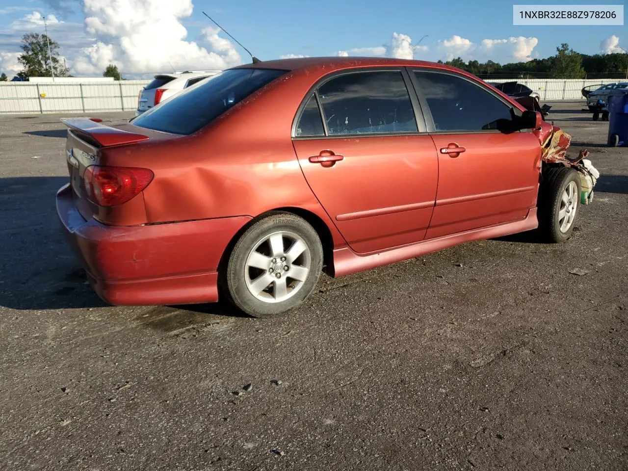 1NXBR32E88Z978206 2008 Toyota Corolla Ce