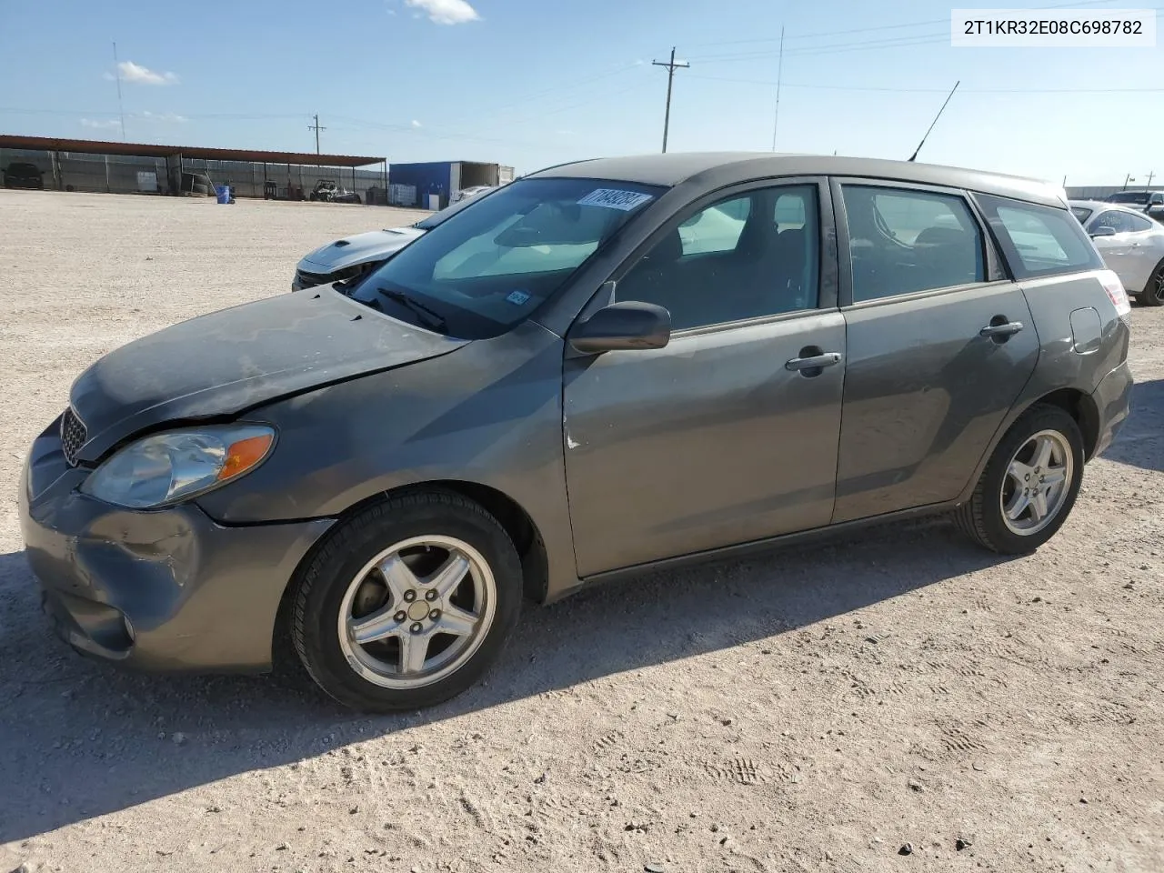 2008 Toyota Corolla Matrix Xr VIN: 2T1KR32E08C698782 Lot: 71849284