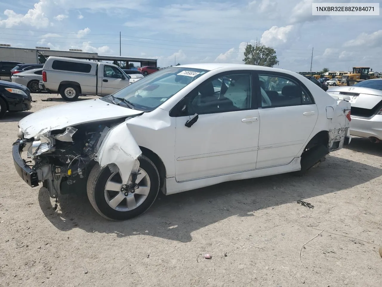 2008 Toyota Corolla Ce VIN: 1NXBR32E88Z984071 Lot: 71869834