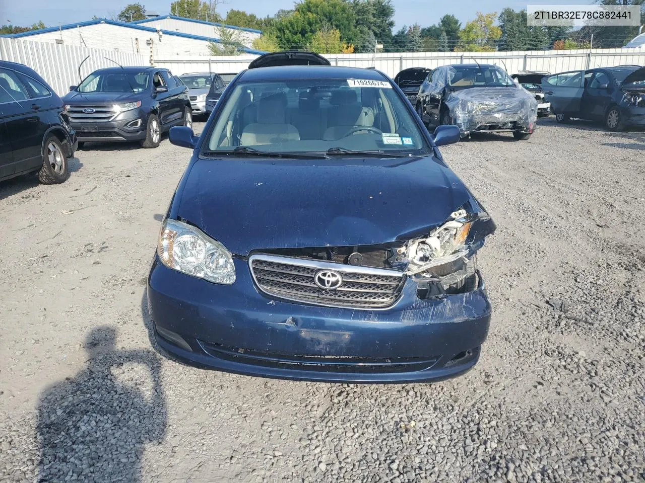 2008 Toyota Corolla Ce VIN: 2T1BR32E78C882441 Lot: 71926674