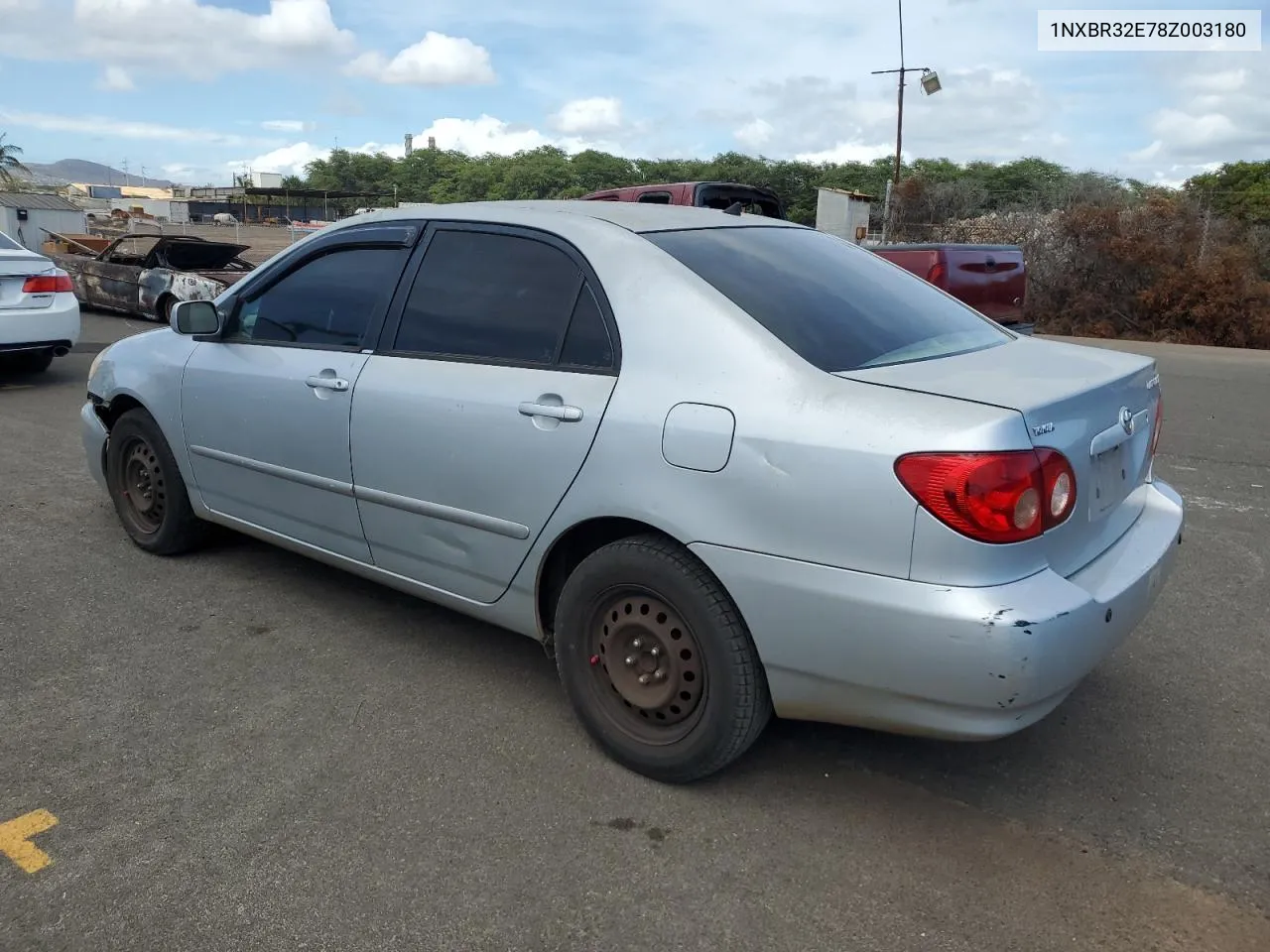 2008 Toyota Corolla Ce VIN: 1NXBR32E78Z003180 Lot: 72022494