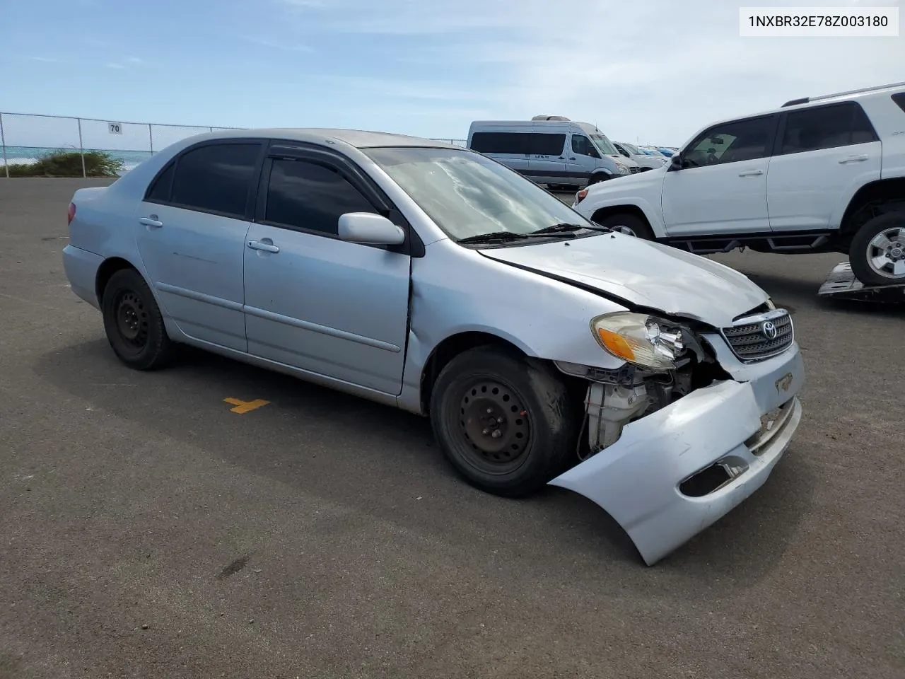 2008 Toyota Corolla Ce VIN: 1NXBR32E78Z003180 Lot: 72022494