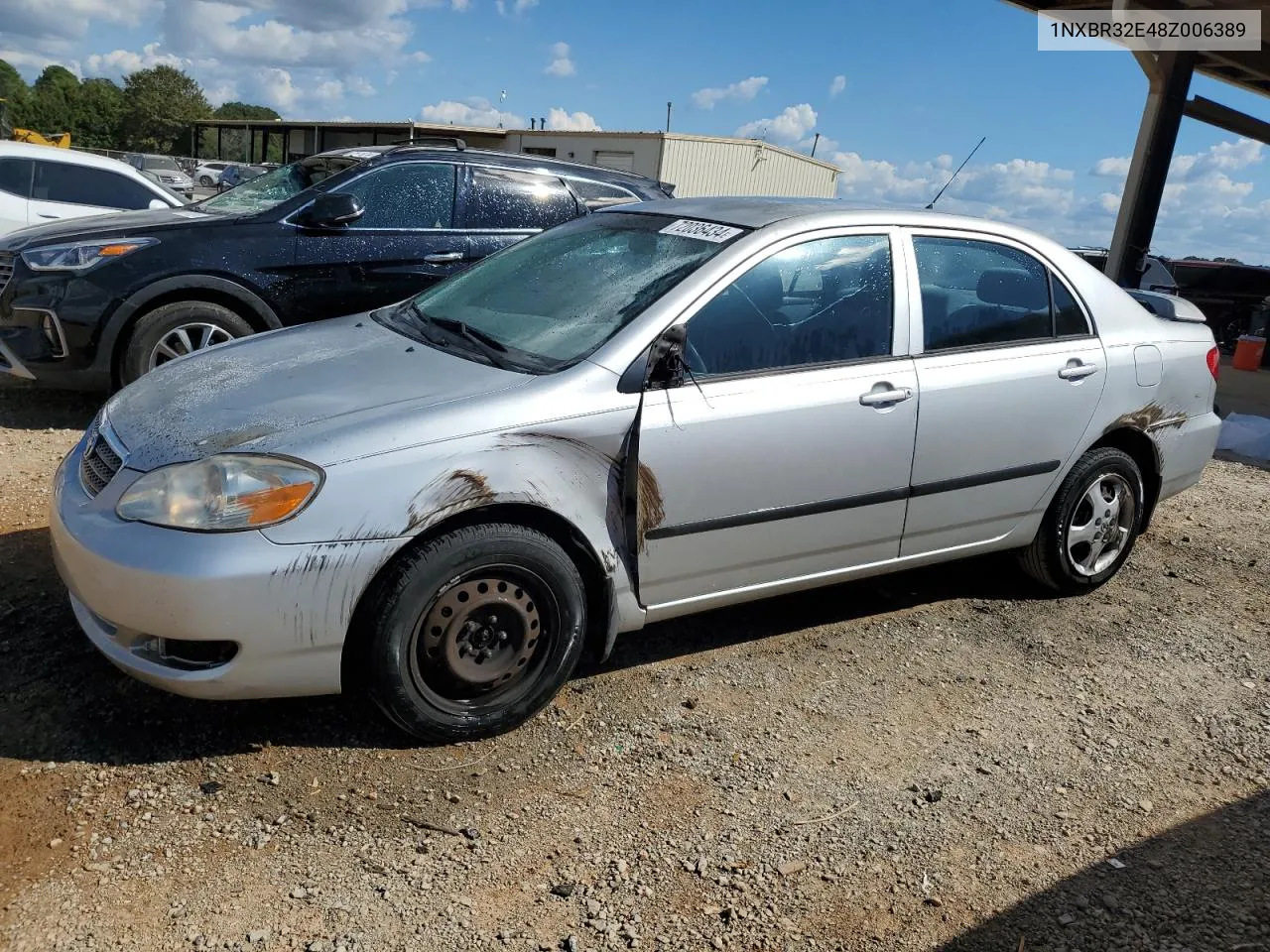 2008 Toyota Corolla Ce VIN: 1NXBR32E48Z006389 Lot: 72036434