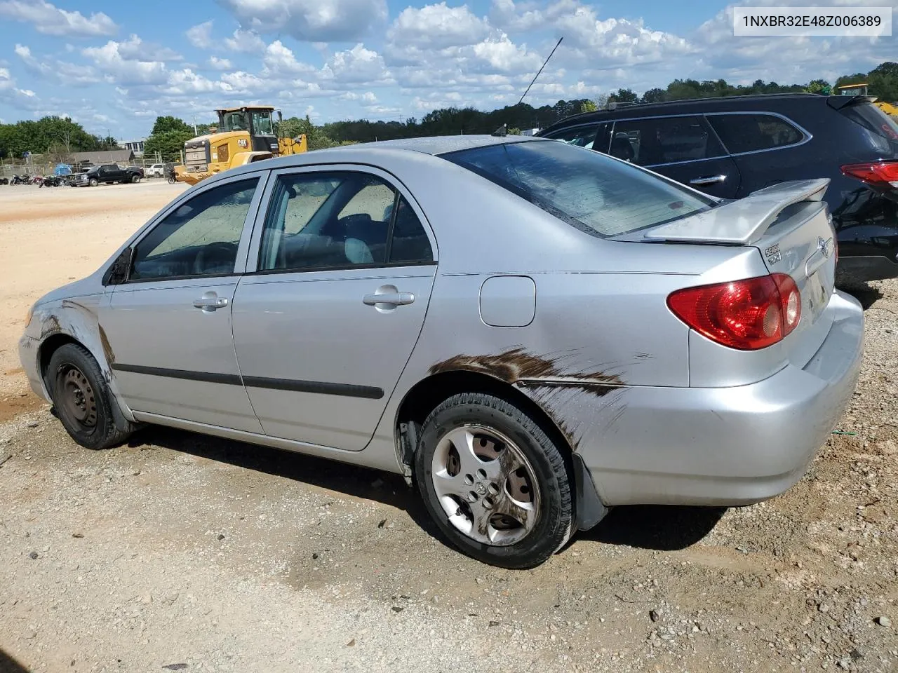 2008 Toyota Corolla Ce VIN: 1NXBR32E48Z006389 Lot: 72036434