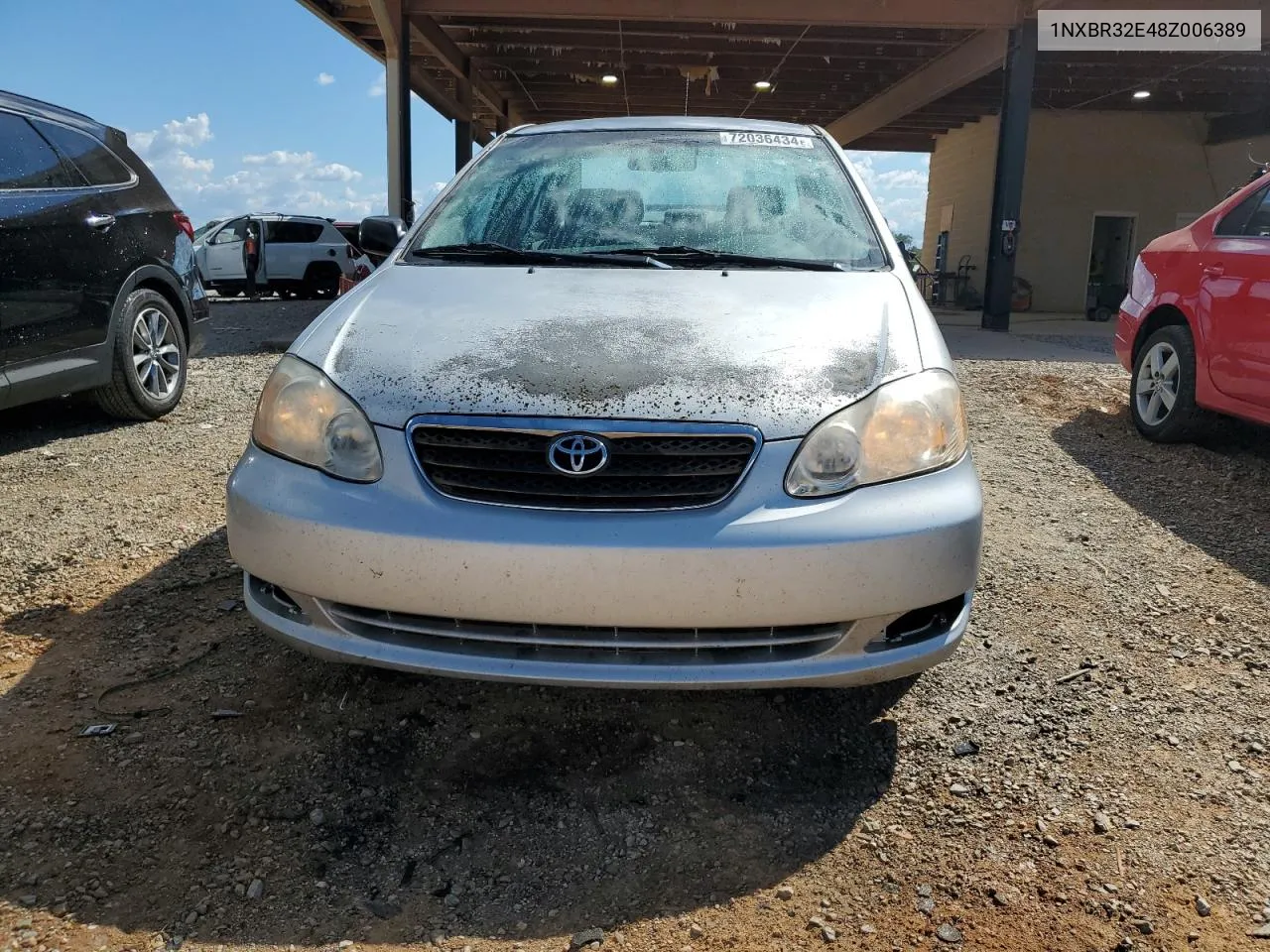 2008 Toyota Corolla Ce VIN: 1NXBR32E48Z006389 Lot: 72036434