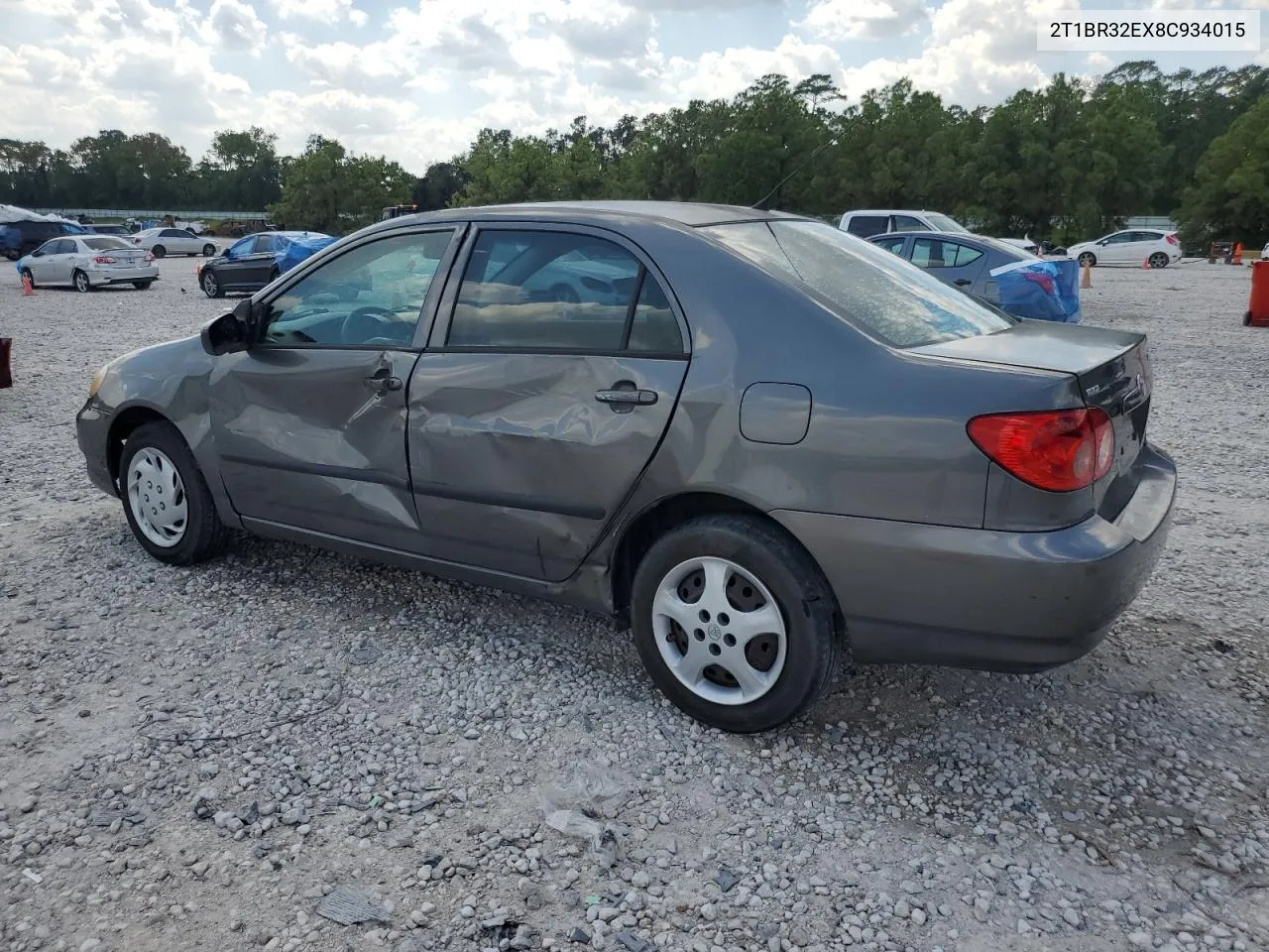 2T1BR32EX8C934015 2008 Toyota Corolla Ce