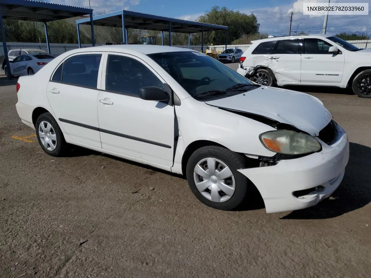 2008 Toyota Corolla Ce VIN: 1NXBR32E78Z033960 Lot: 72166854