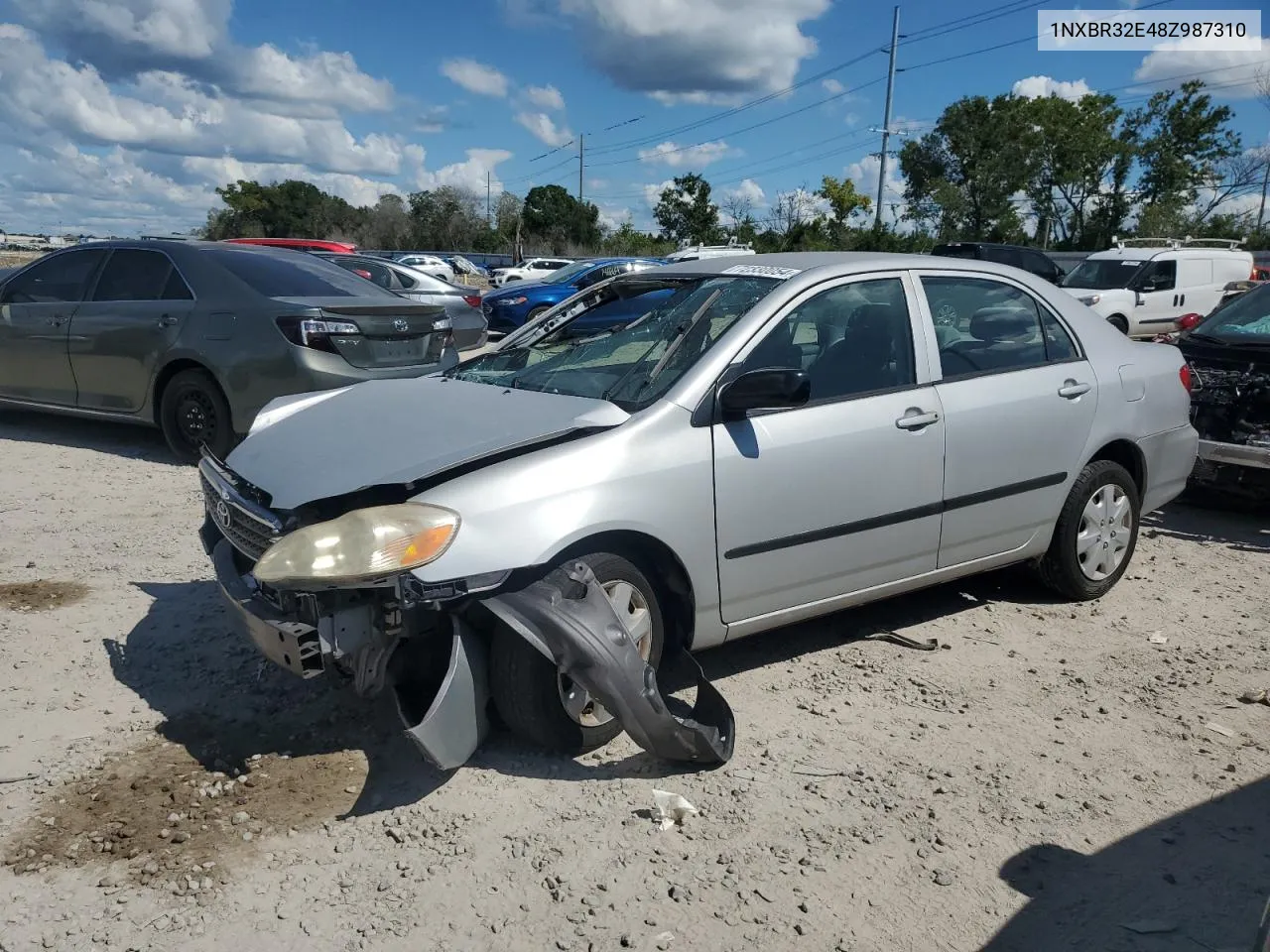 1NXBR32E48Z987310 2008 Toyota Corolla Ce