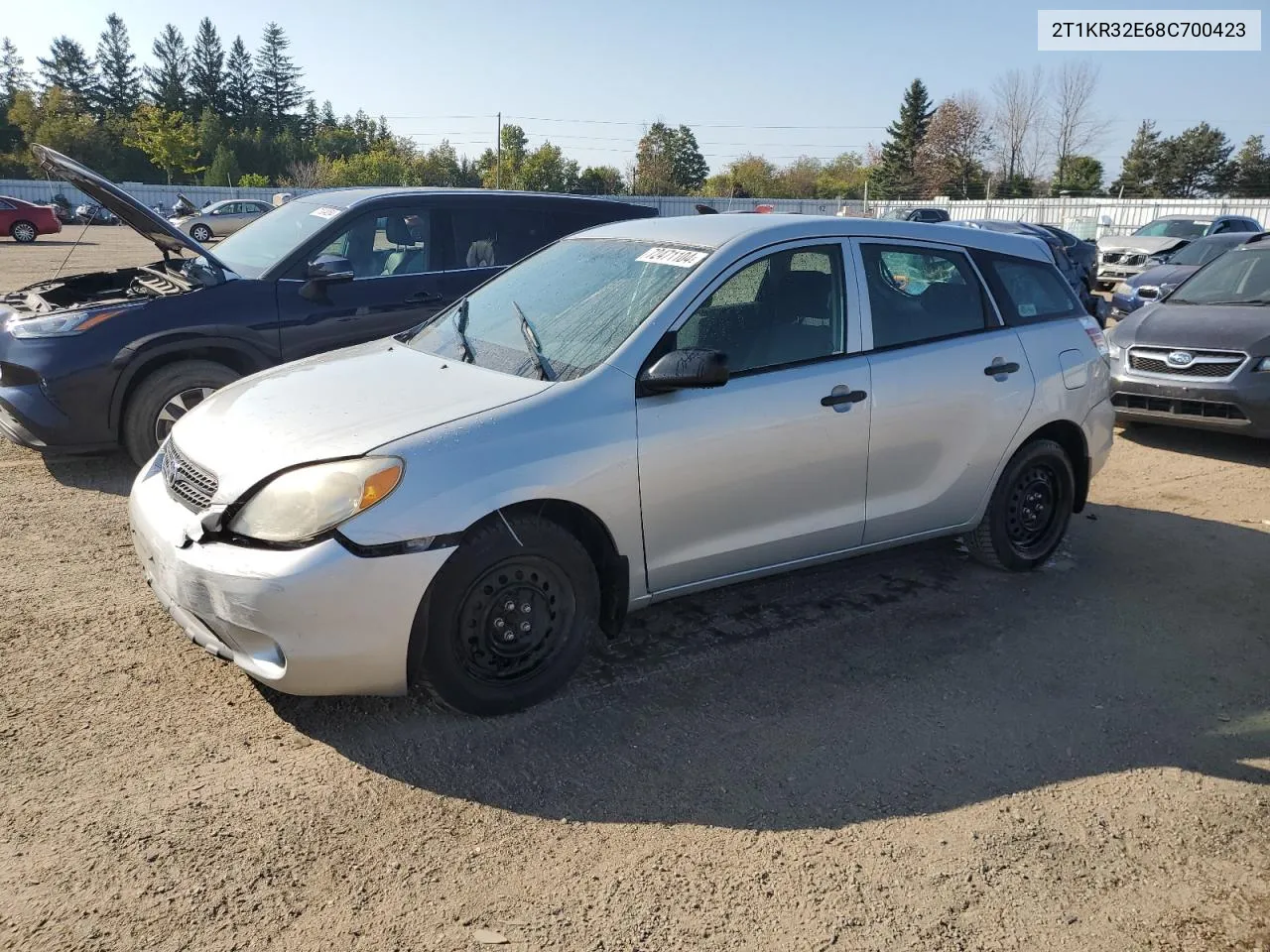 2008 Toyota Corolla Matrix Xr VIN: 2T1KR32E68C700423 Lot: 72471104