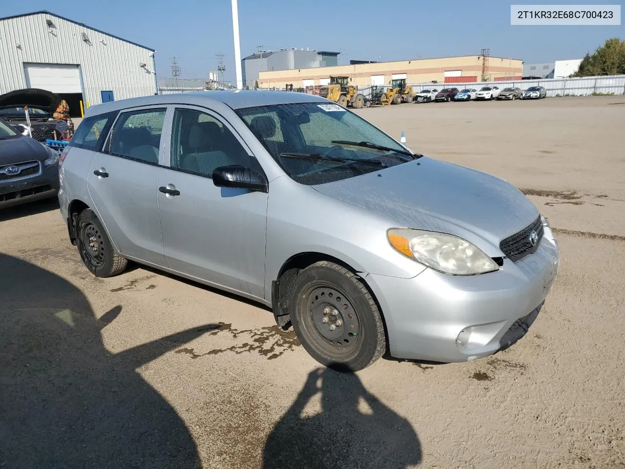 2008 Toyota Corolla Matrix Xr VIN: 2T1KR32E68C700423 Lot: 72471104