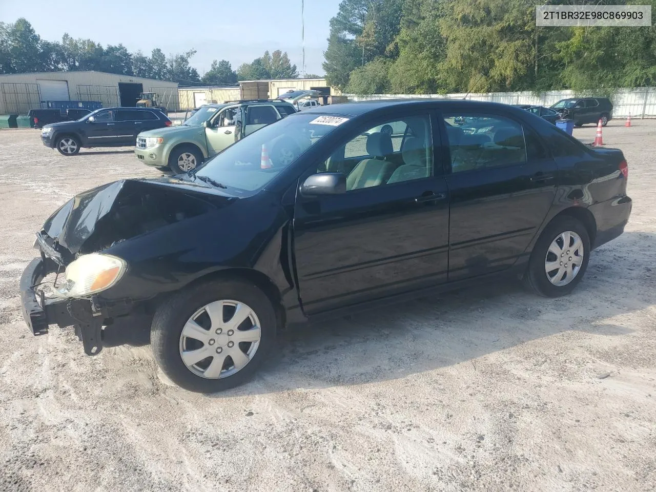 2008 Toyota Corolla Ce VIN: 2T1BR32E98C869903 Lot: 72520074