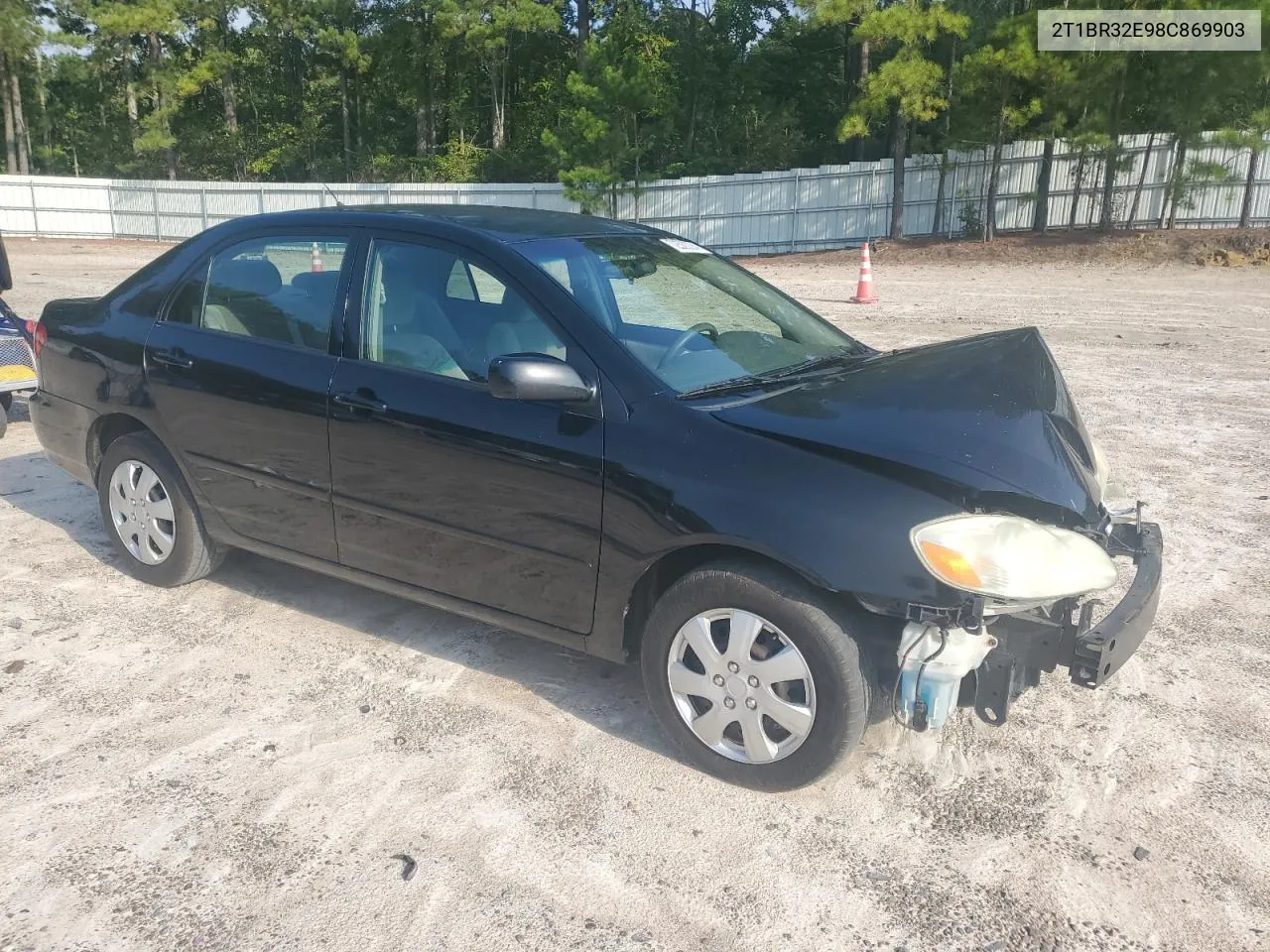 2008 Toyota Corolla Ce VIN: 2T1BR32E98C869903 Lot: 72520074