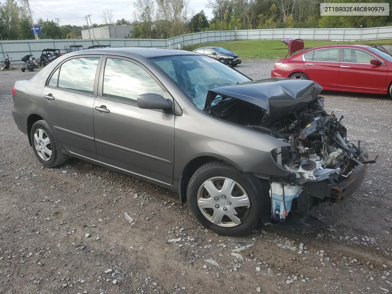 2008 Toyota Corolla Ce VIN: 2T1BR32E48C890979 Lot: 72525084