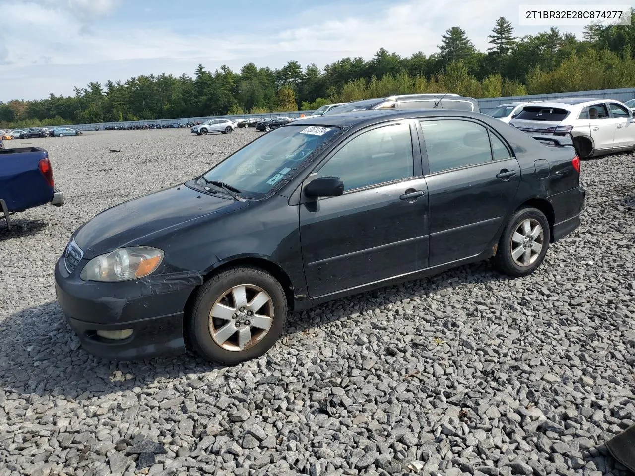 2008 Toyota Corolla Ce VIN: 2T1BR32E28C874277 Lot: 72571274