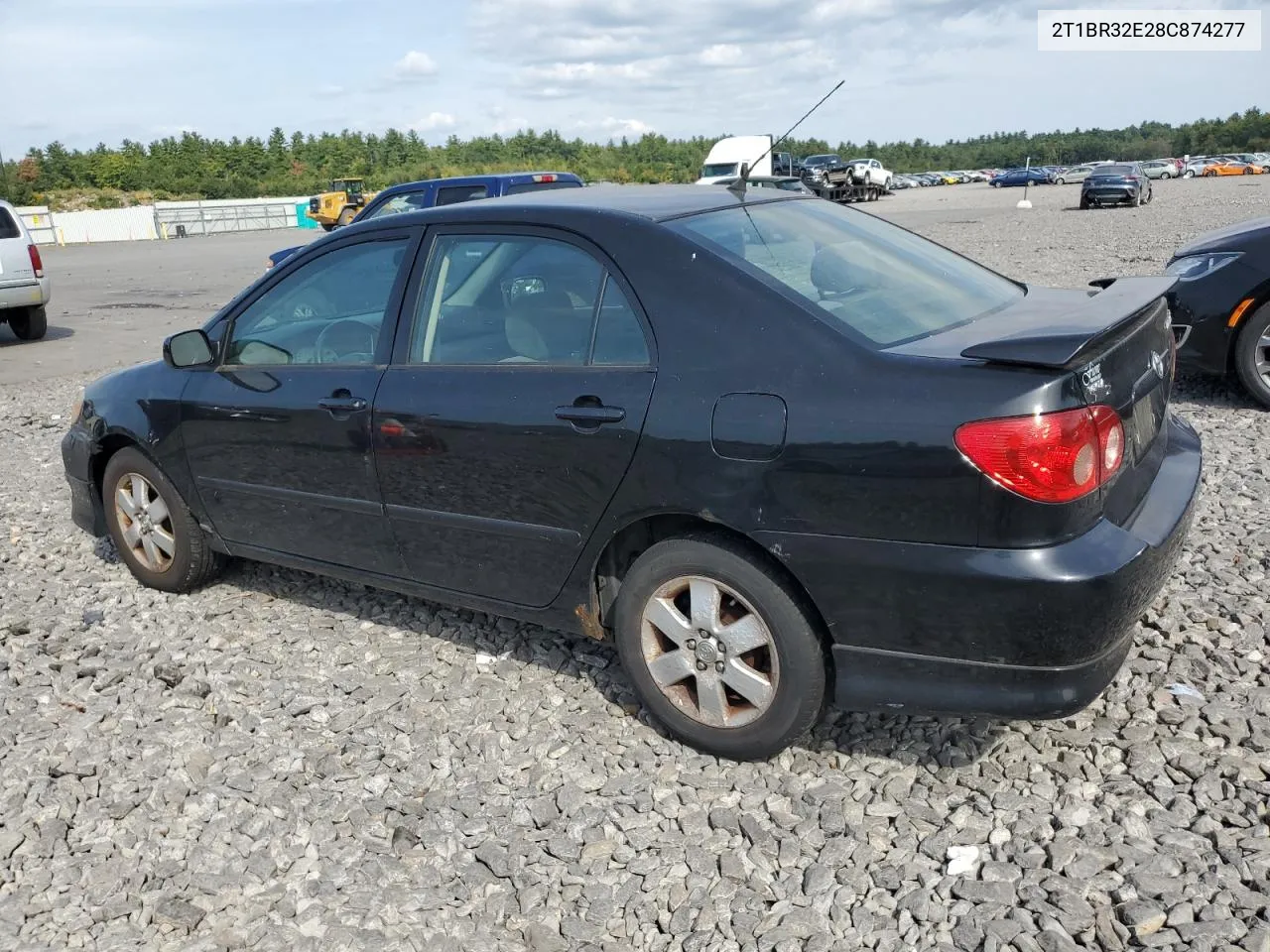 2008 Toyota Corolla Ce VIN: 2T1BR32E28C874277 Lot: 72571274