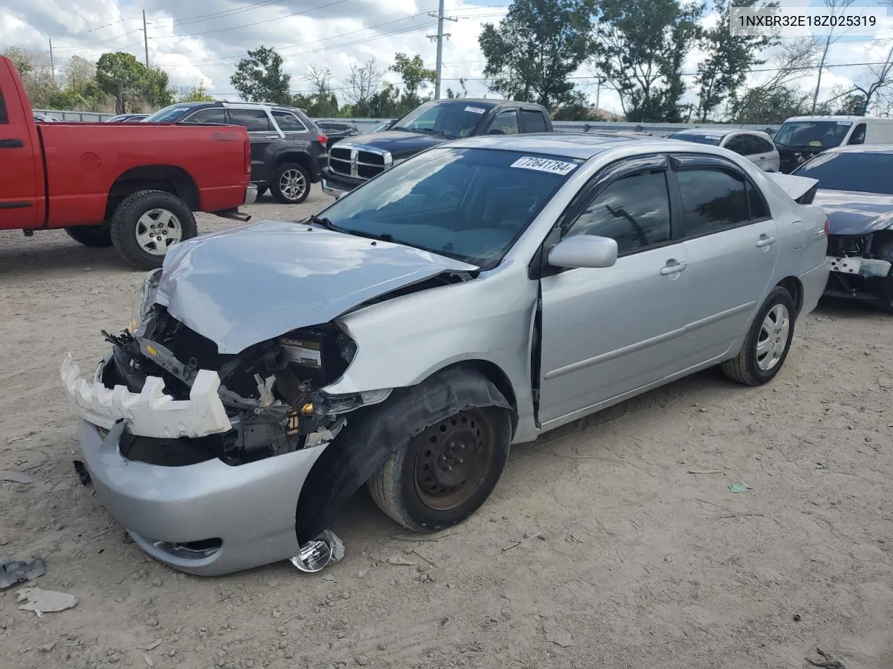 2008 Toyota Corolla Ce VIN: 1NXBR32E18Z025319 Lot: 72641784