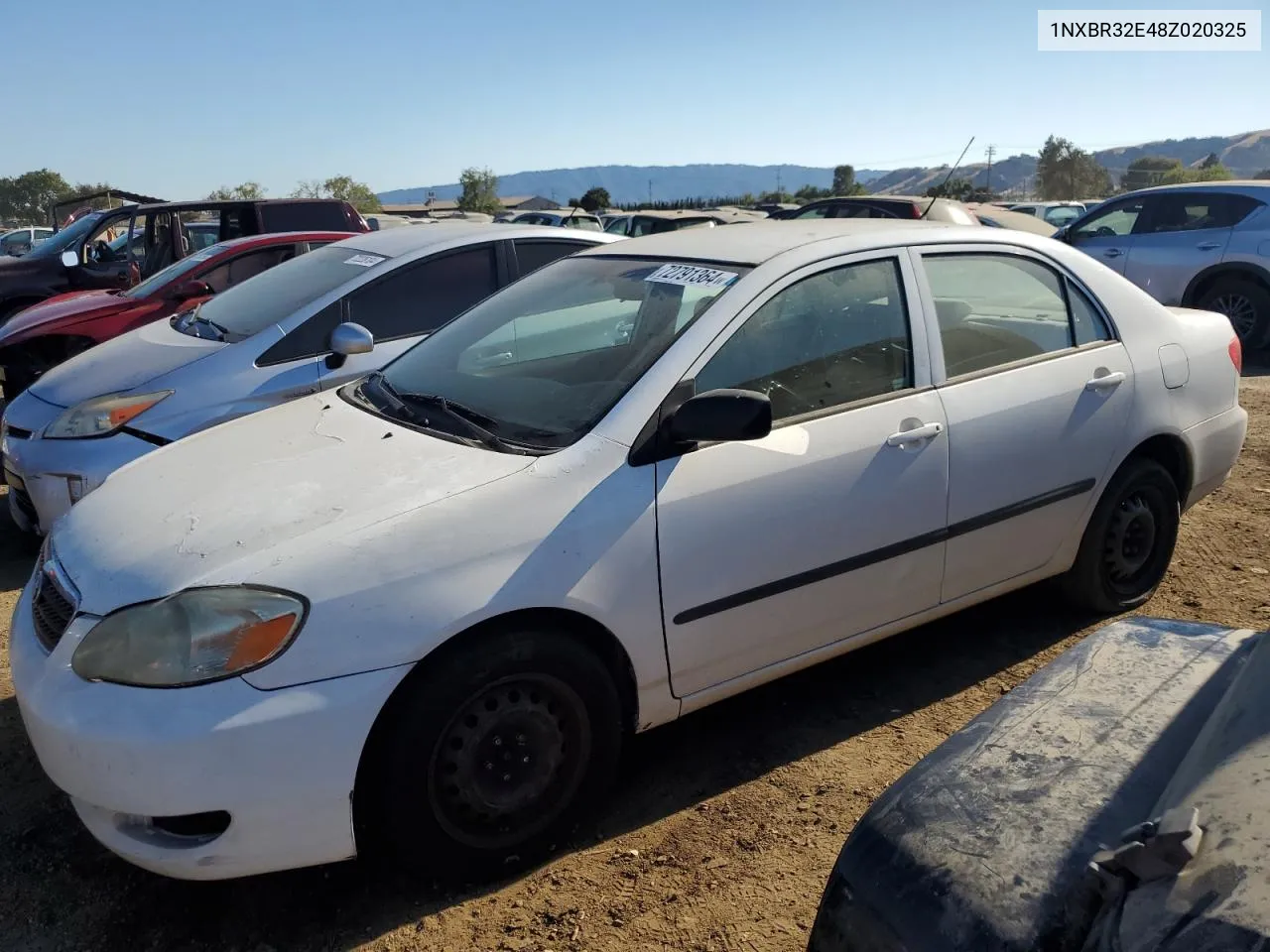 2008 Toyota Corolla Ce VIN: 1NXBR32E48Z020325 Lot: 72791364