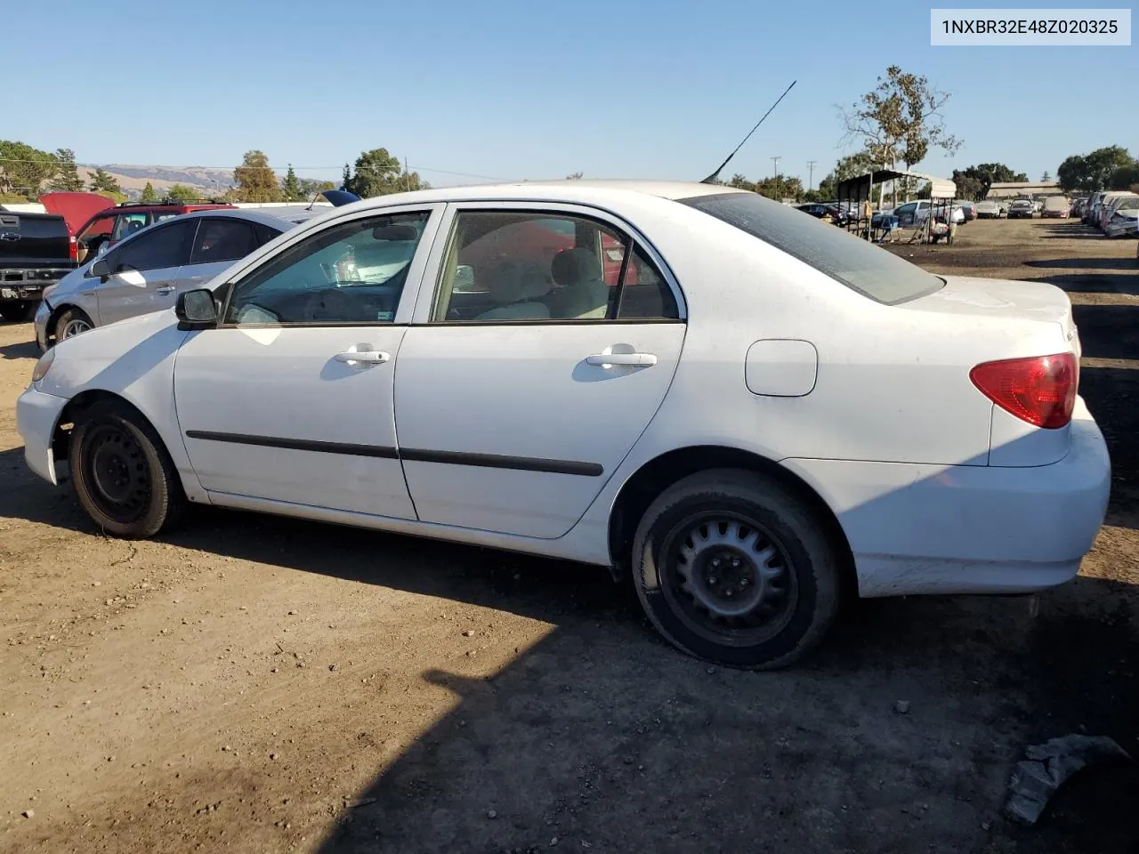 2008 Toyota Corolla Ce VIN: 1NXBR32E48Z020325 Lot: 72791364