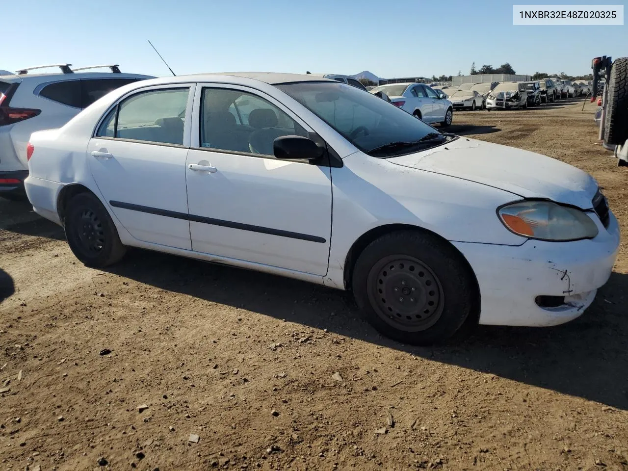 2008 Toyota Corolla Ce VIN: 1NXBR32E48Z020325 Lot: 72791364