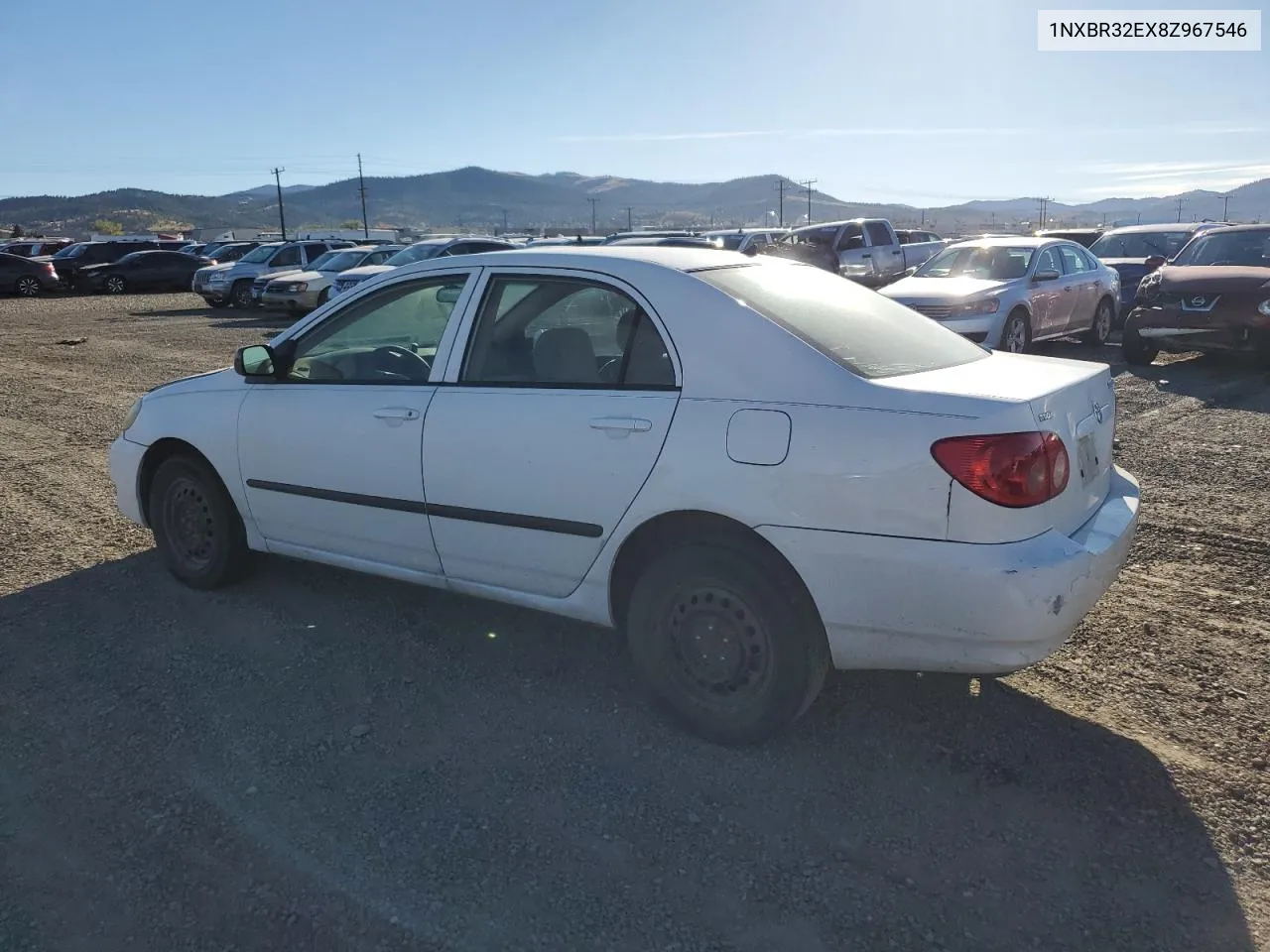 2008 Toyota Corolla Ce VIN: 1NXBR32EX8Z967546 Lot: 72803274