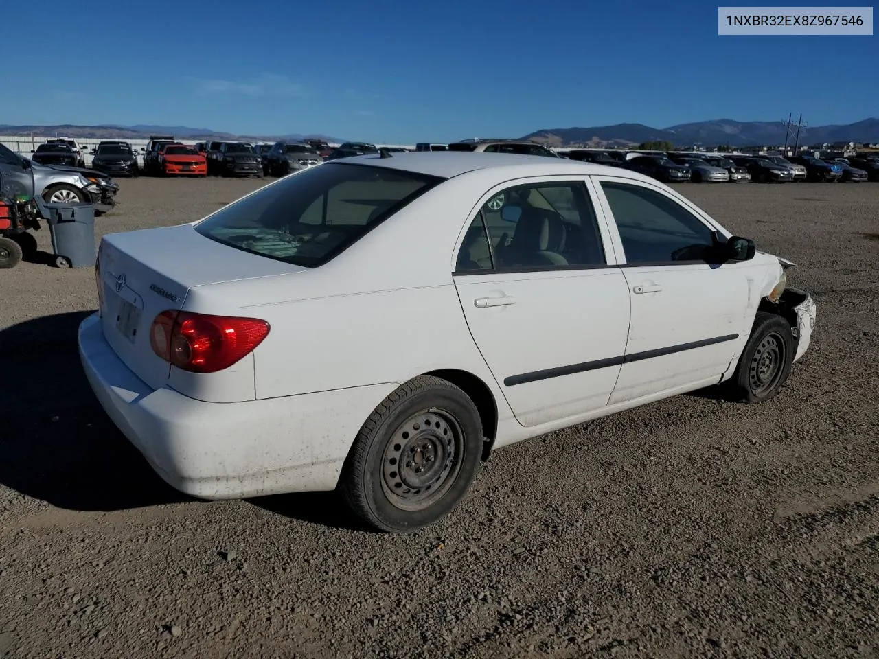 2008 Toyota Corolla Ce VIN: 1NXBR32EX8Z967546 Lot: 72803274