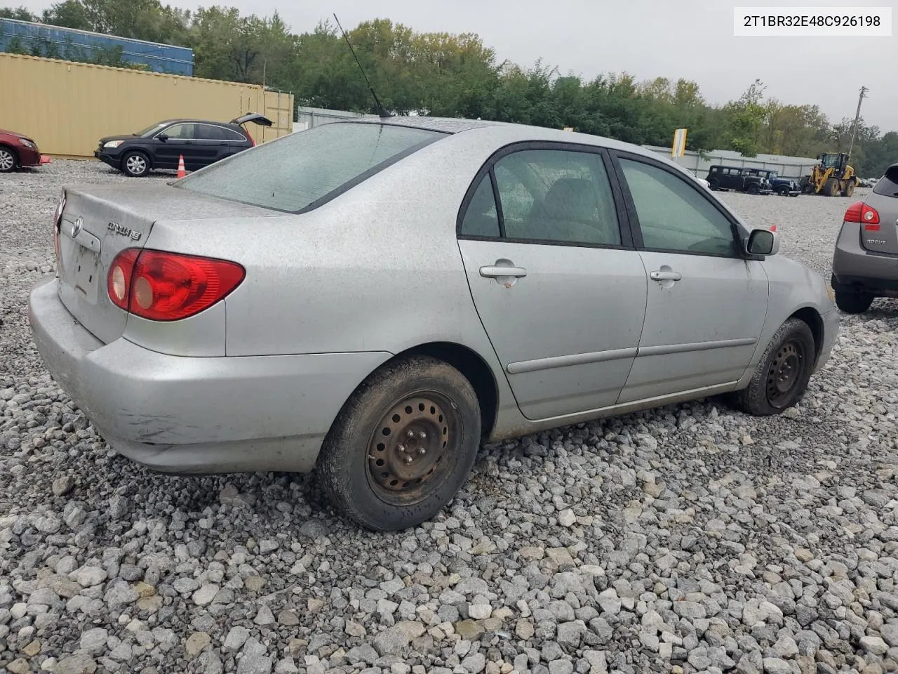 2008 Toyota Corolla Ce VIN: 2T1BR32E48C926198 Lot: 73035254