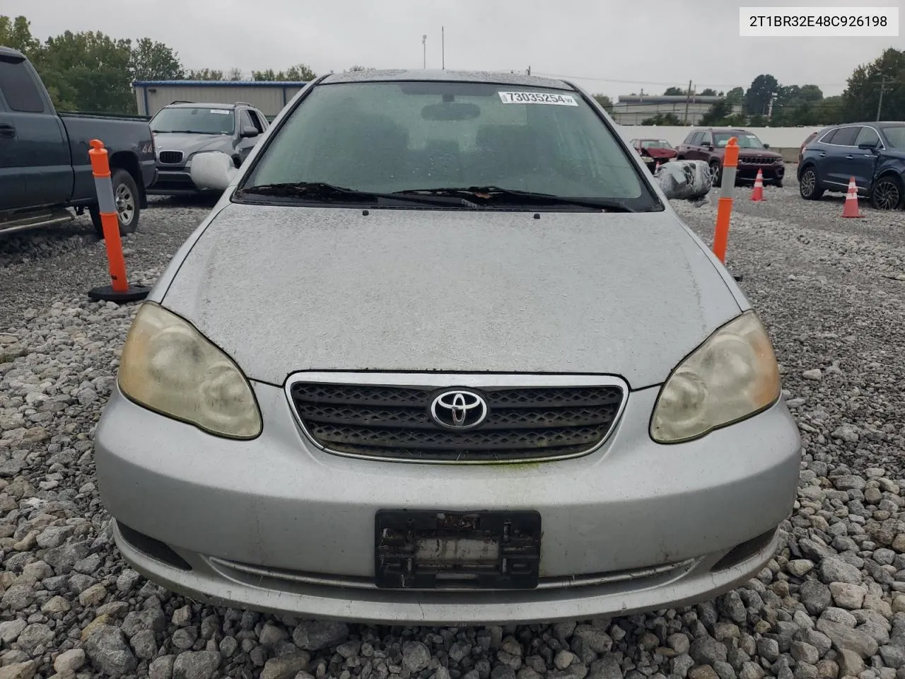 2008 Toyota Corolla Ce VIN: 2T1BR32E48C926198 Lot: 73035254