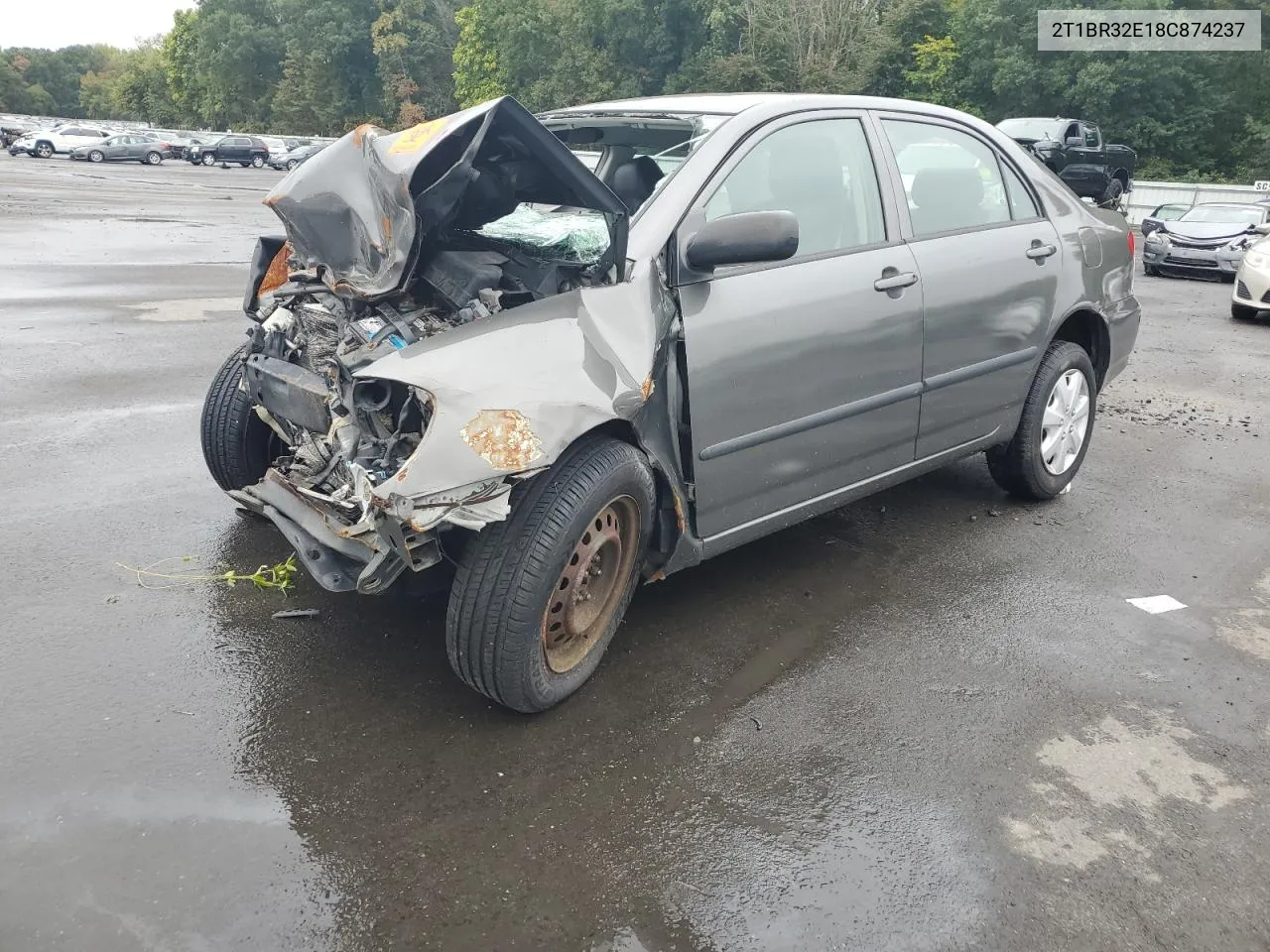 2008 Toyota Corolla Ce VIN: 2T1BR32E18C874237 Lot: 73164144