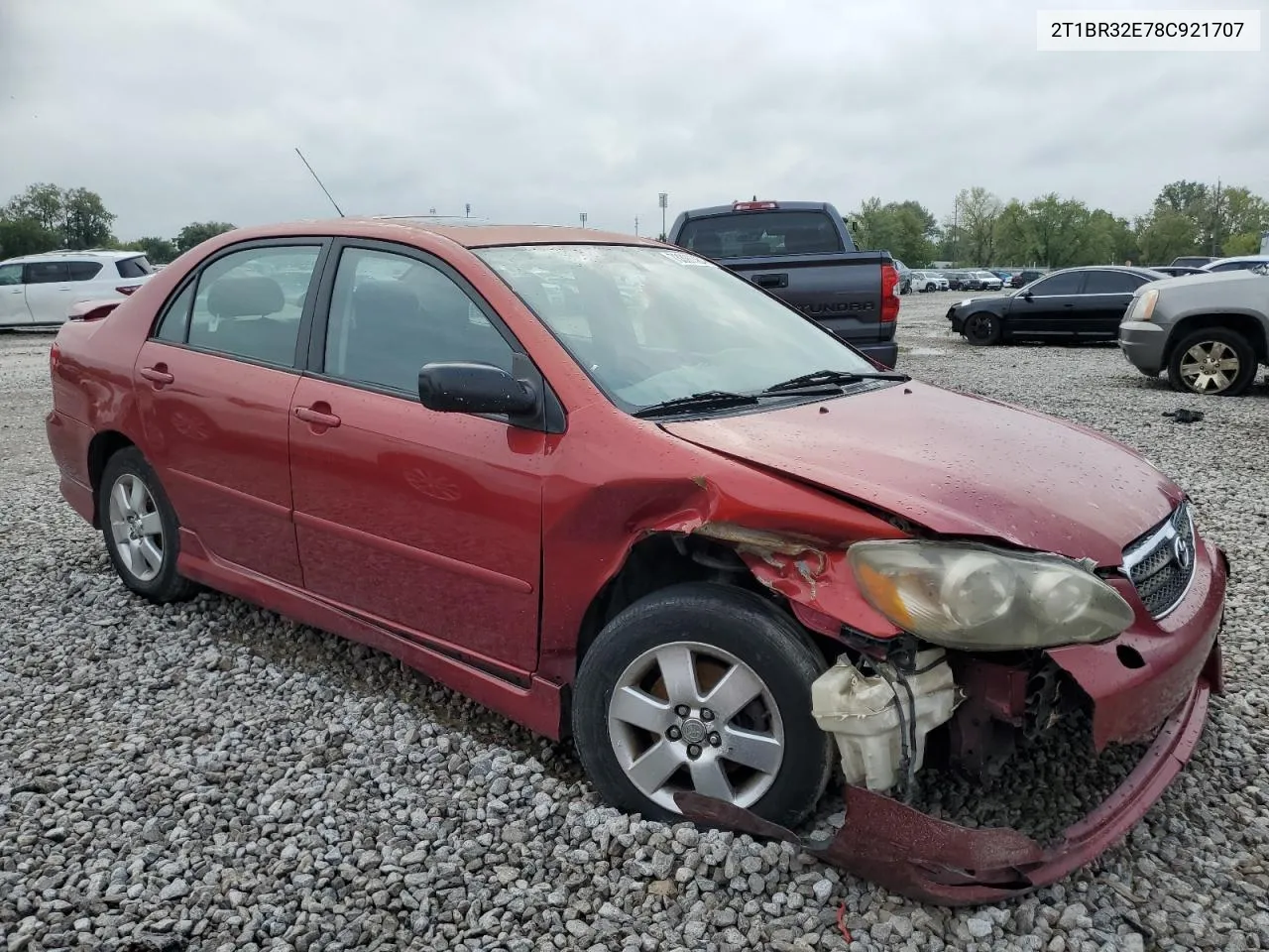 2008 Toyota Corolla Ce VIN: 2T1BR32E78C921707 Lot: 73397364