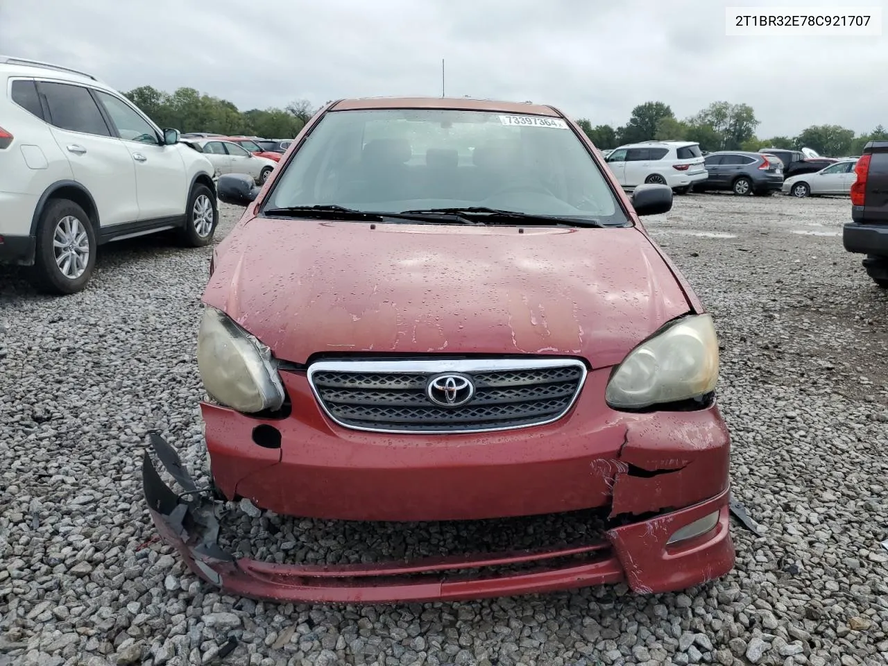 2008 Toyota Corolla Ce VIN: 2T1BR32E78C921707 Lot: 73397364