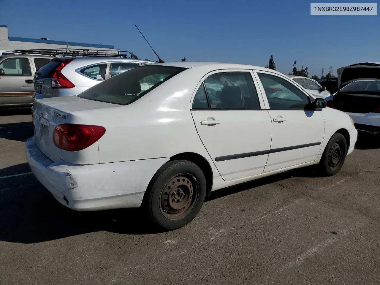 2008 Toyota Corolla Ce VIN: 1NXBR32E98Z987447 Lot: 73437014