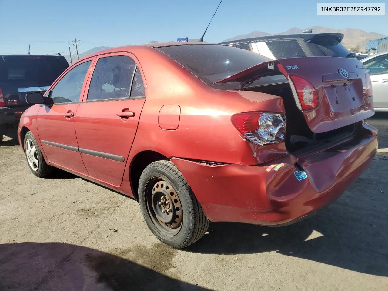 2008 Toyota Corolla Ce VIN: 1NXBR32E28Z947792 Lot: 73610304