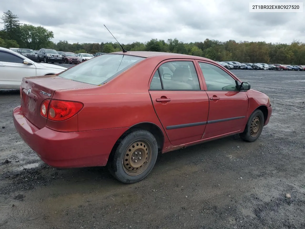 2008 Toyota Corolla Ce VIN: 2T1BR32EX8C927520 Lot: 73828034