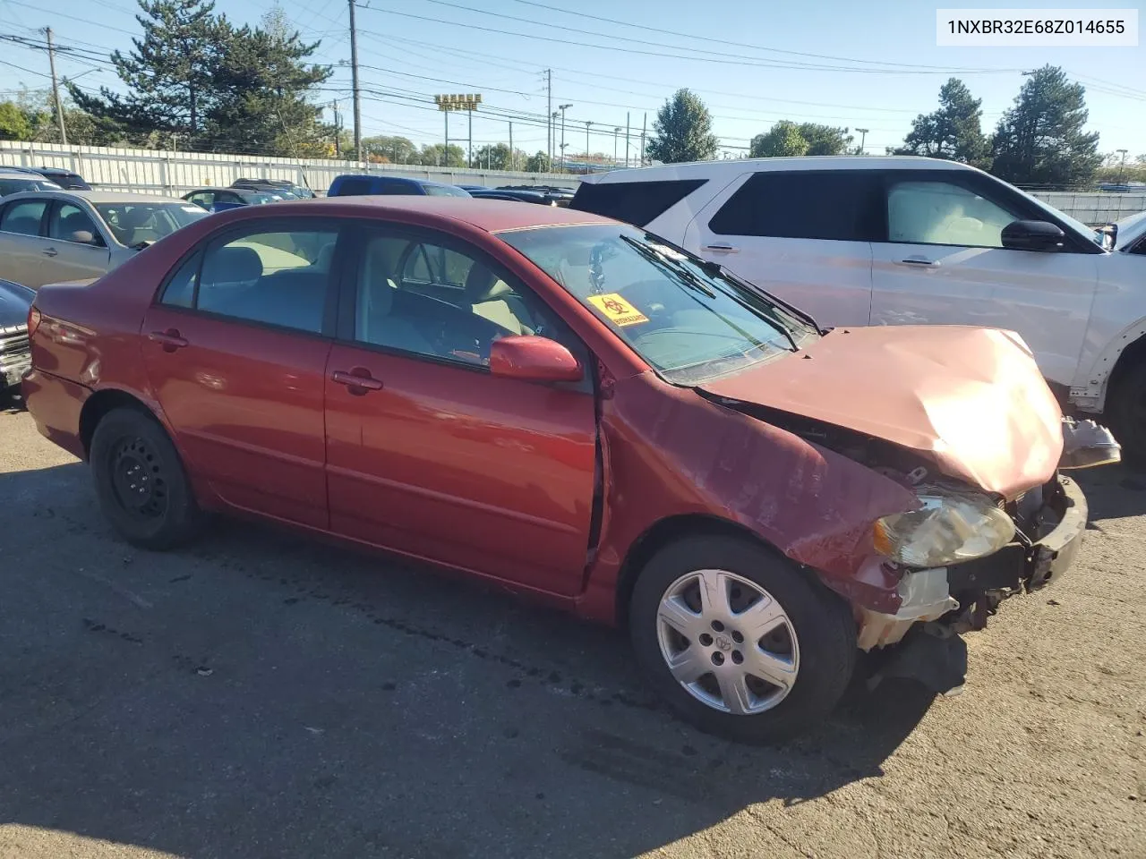 2008 Toyota Corolla Ce VIN: 1NXBR32E68Z014655 Lot: 73845394