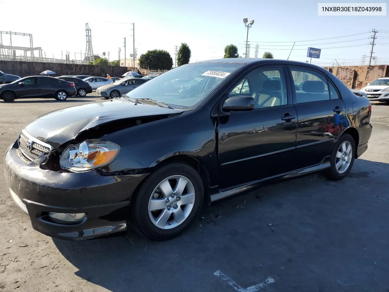 1NXBR30E18Z043998 2008 Toyota Corolla Ce