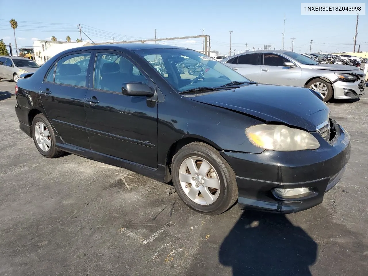 2008 Toyota Corolla Ce VIN: 1NXBR30E18Z043998 Lot: 73858034