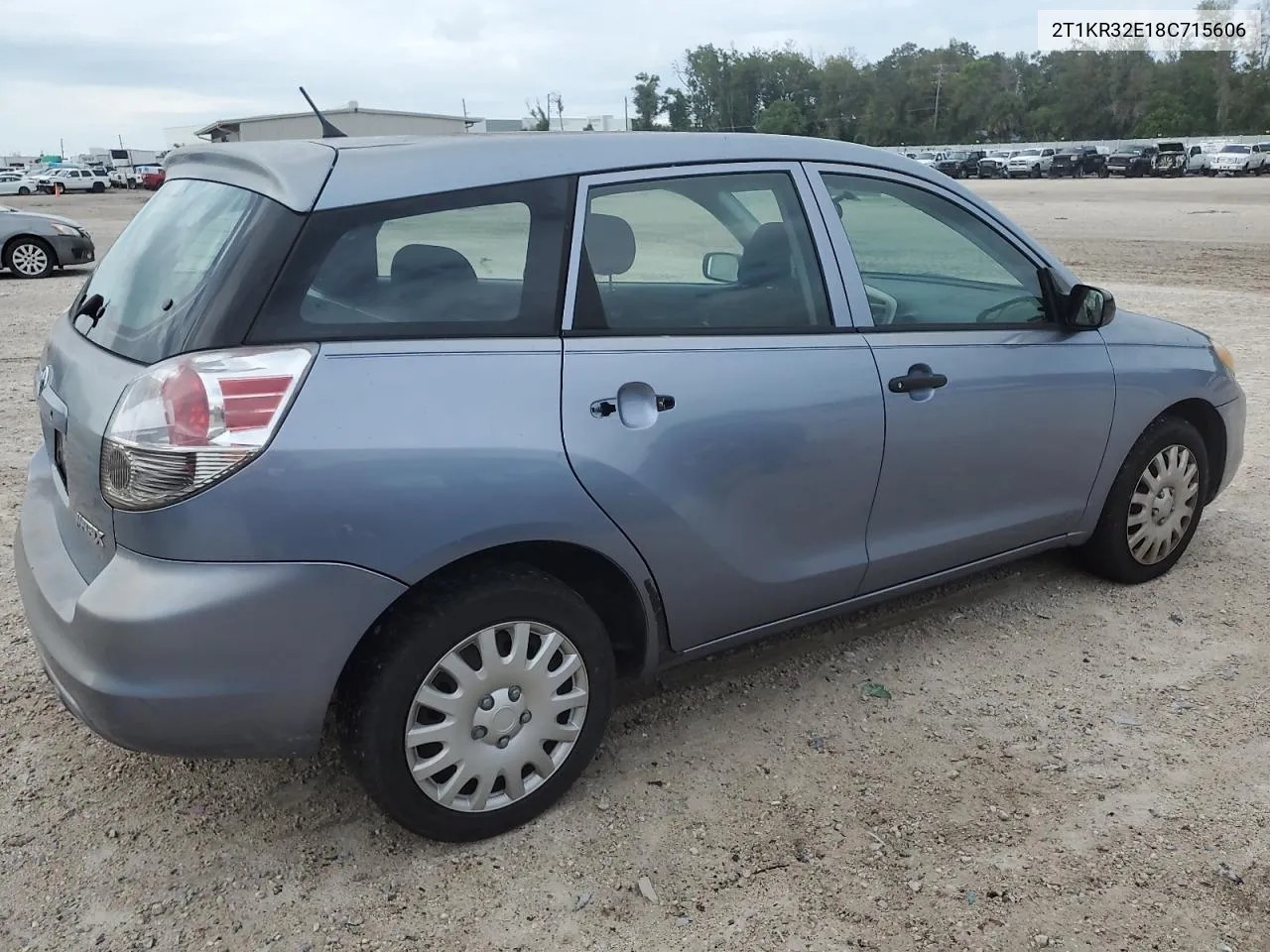 2008 Toyota Corolla Matrix Xr VIN: 2T1KR32E18C715606 Lot: 74042594