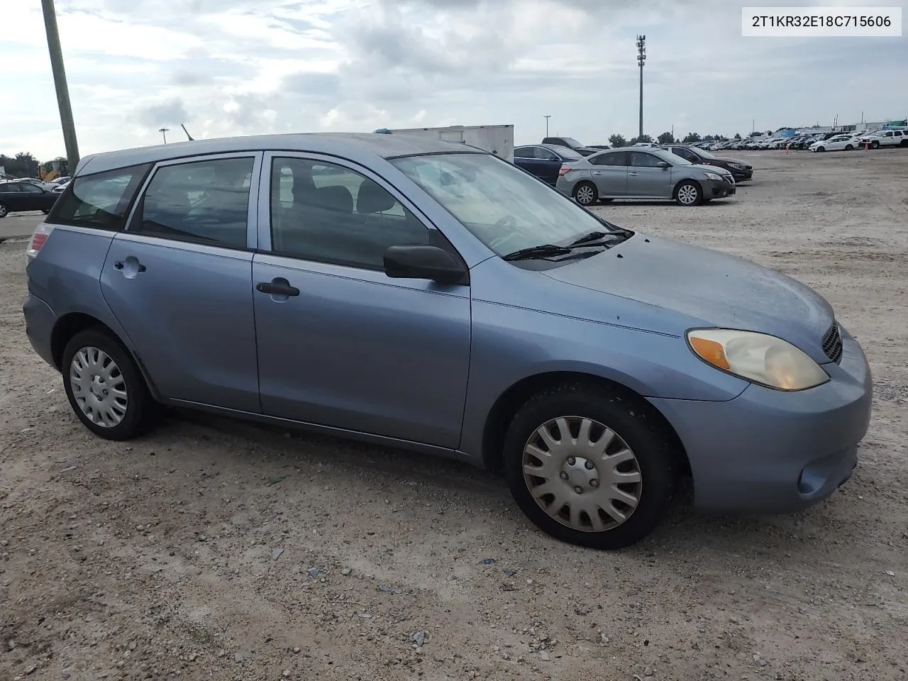 2008 Toyota Corolla Matrix Xr VIN: 2T1KR32E18C715606 Lot: 74042594