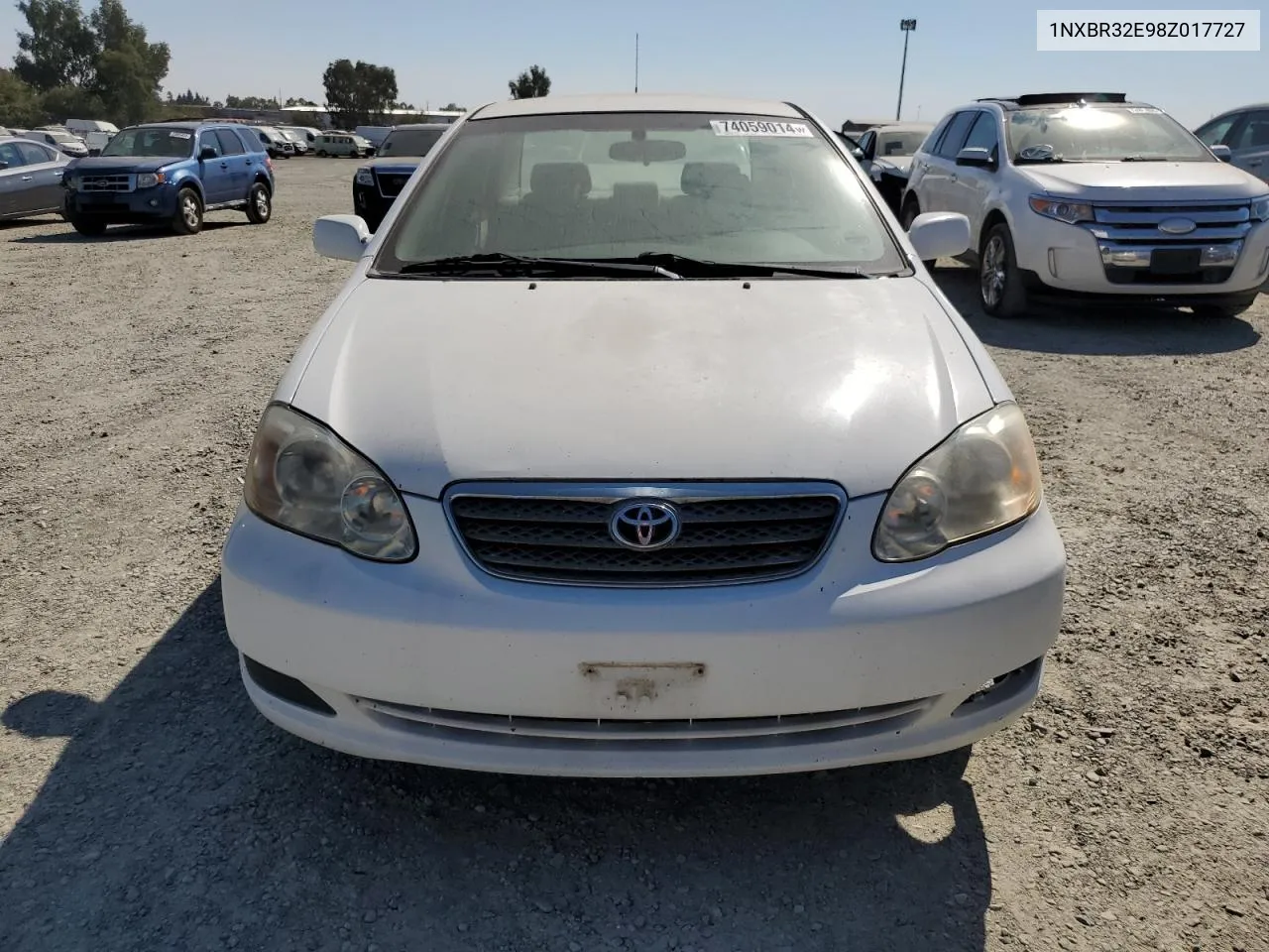 2008 Toyota Corolla Ce VIN: 1NXBR32E98Z017727 Lot: 74059014