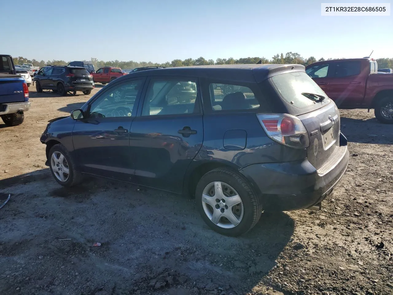 2008 Toyota Corolla Matrix Xr VIN: 2T1KR32E28C686505 Lot: 74201314