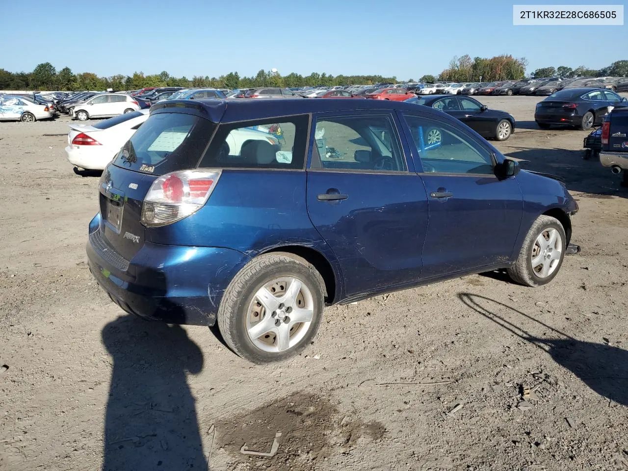 2008 Toyota Corolla Matrix Xr VIN: 2T1KR32E28C686505 Lot: 74201314