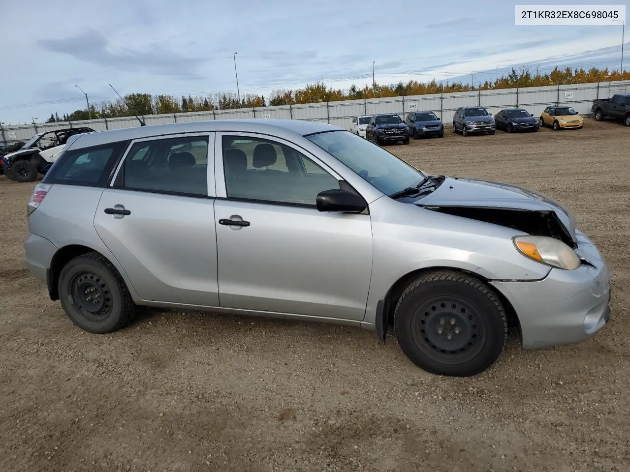 2008 Toyota Corolla Matrix Xr VIN: 2T1KR32EX8C698045 Lot: 74351414