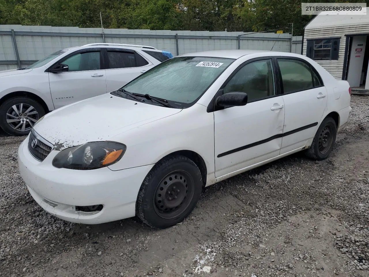 2008 Toyota Corolla Ce VIN: 2T1BR32E68C880809 Lot: 74352914