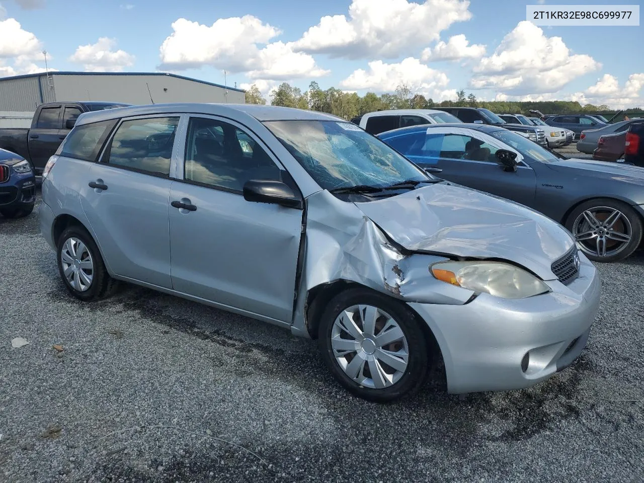 2008 Toyota Corolla Matrix Xr VIN: 2T1KR32E98C699977 Lot: 74367814