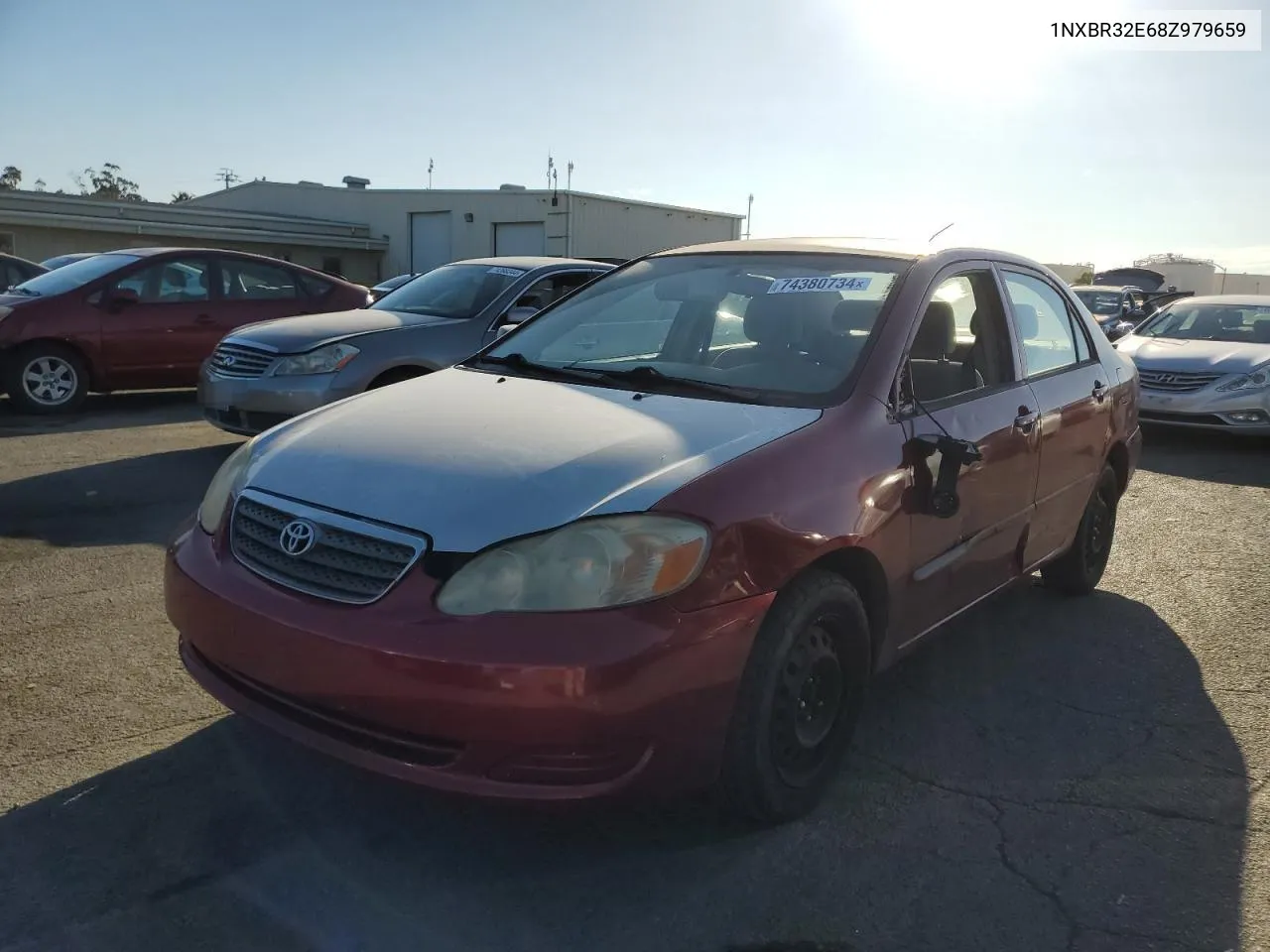 2008 Toyota Corolla Ce VIN: 1NXBR32E68Z979659 Lot: 74380734