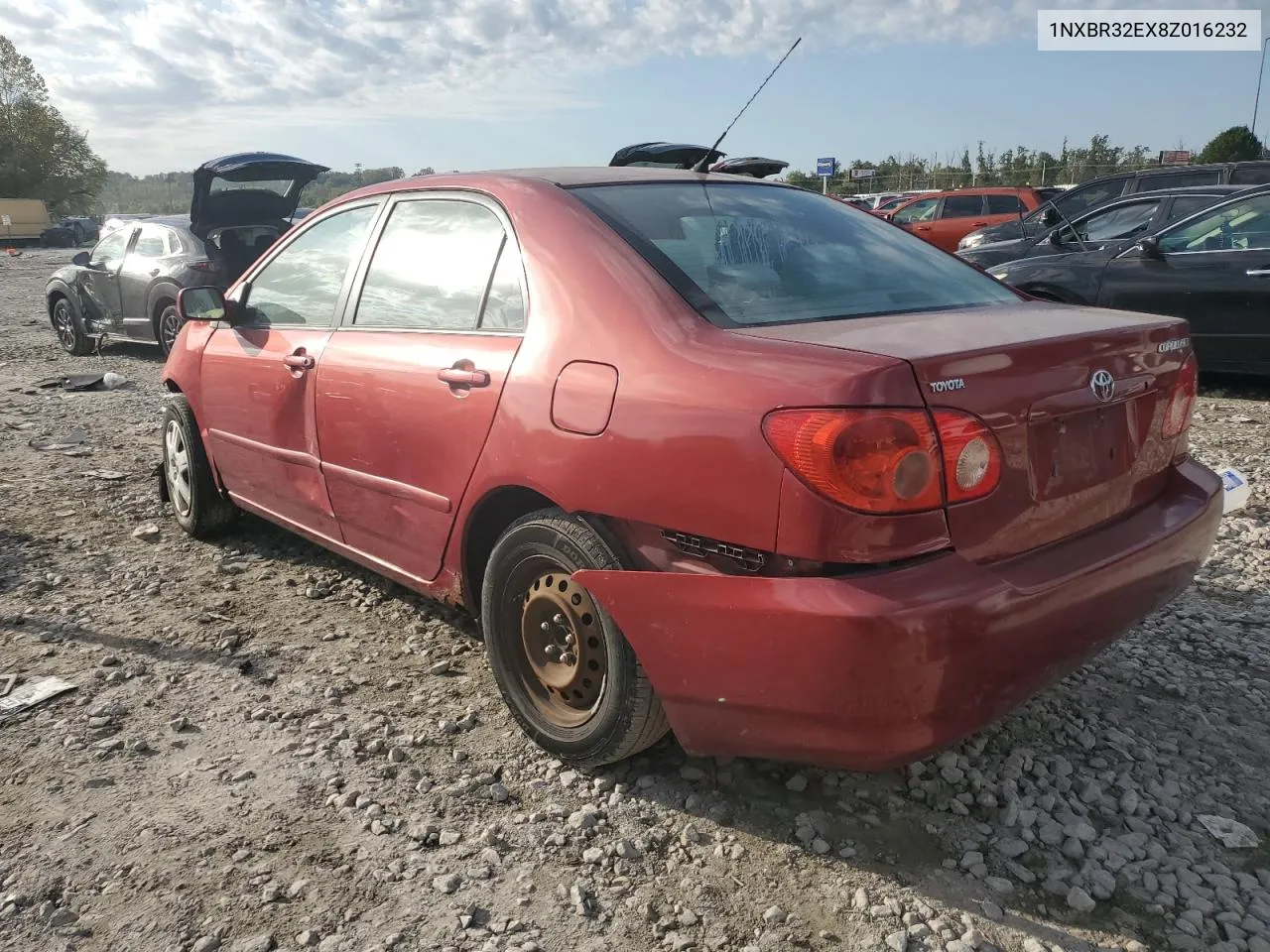 2008 Toyota Corolla Ce VIN: 1NXBR32EX8Z016232 Lot: 74394844