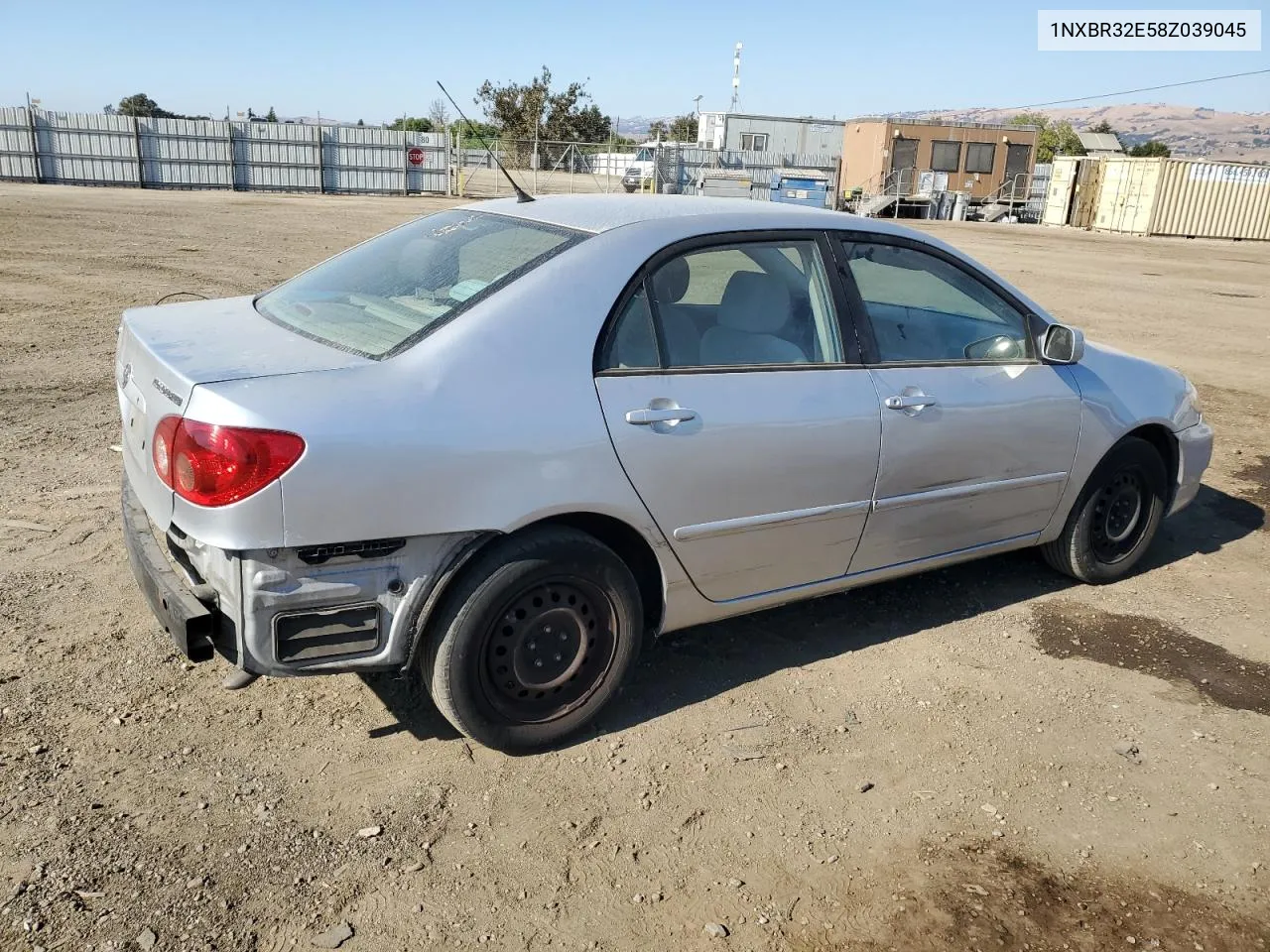 2008 Toyota Corolla Ce VIN: 1NXBR32E58Z039045 Lot: 74485974